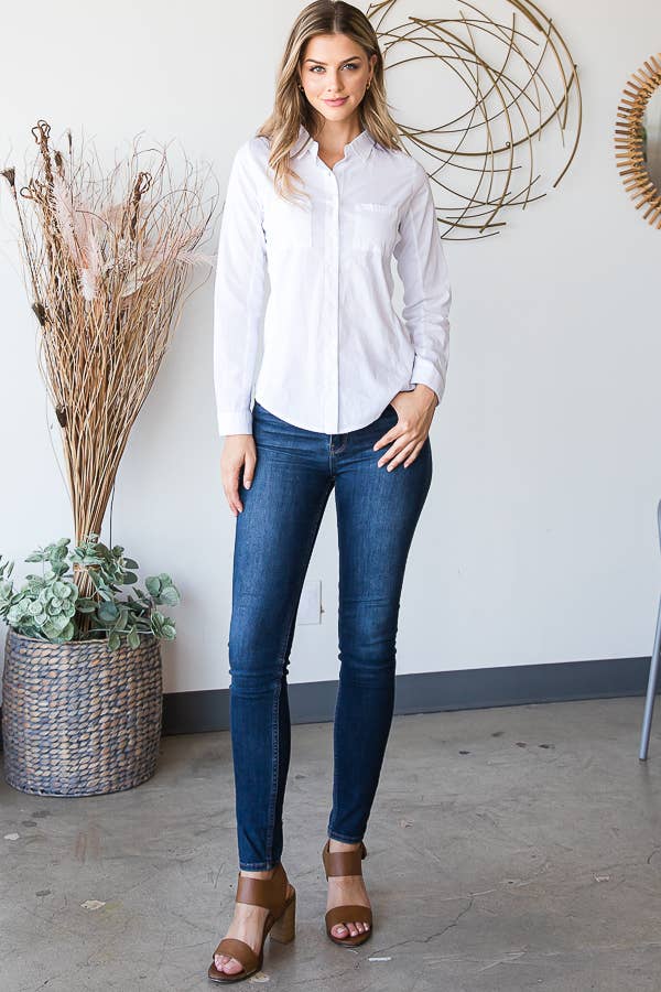 WHITE OXFORD