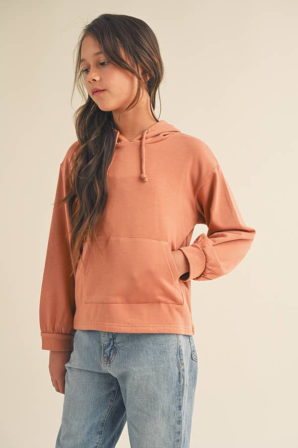 TWEEN RUST HOODIE