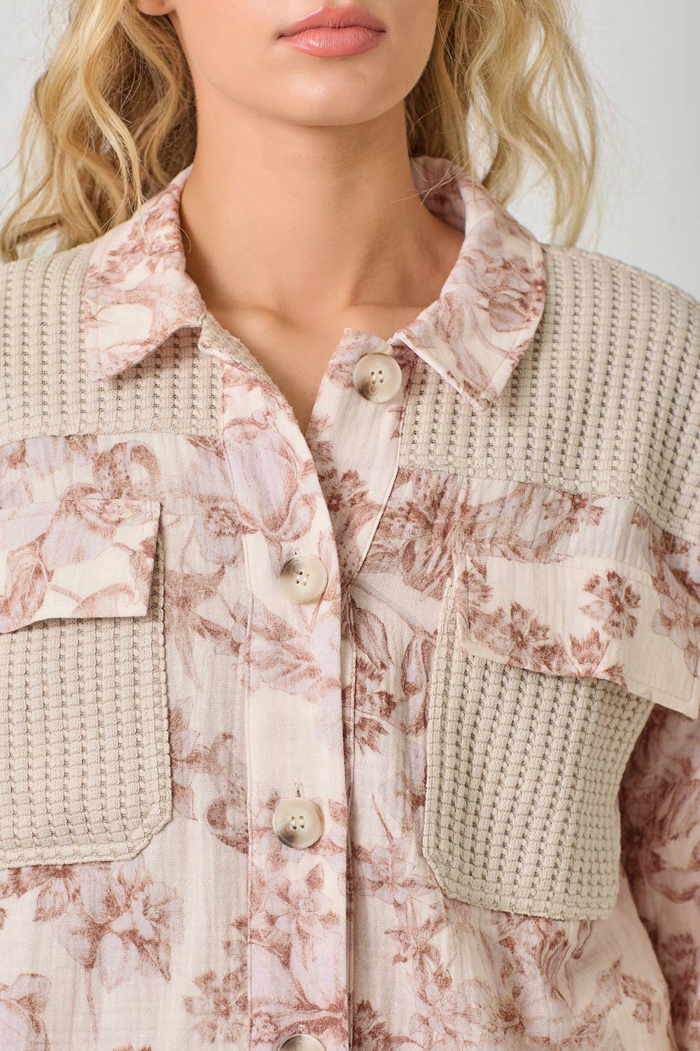 CAPPUCCINO MIXED MEDIA JACKET
