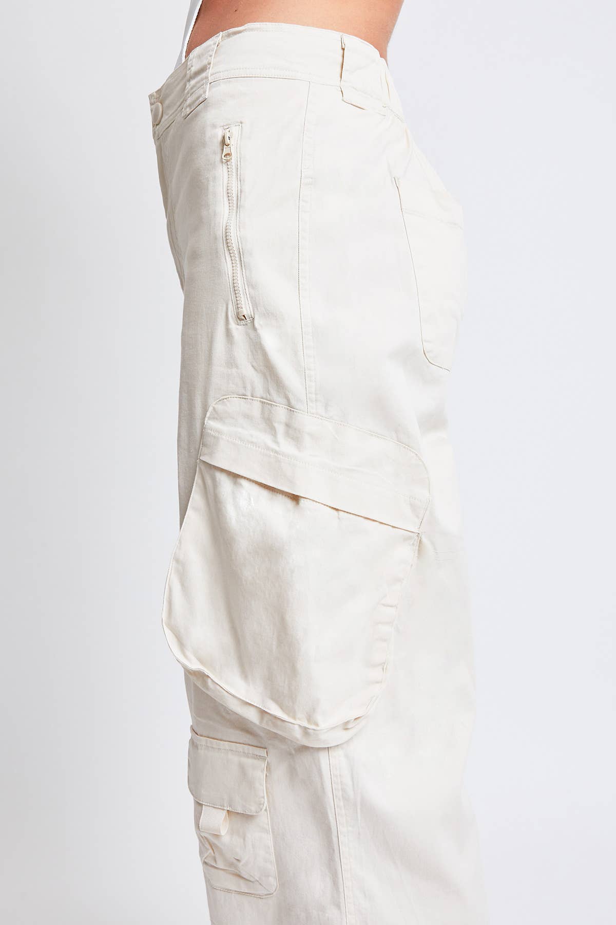 ECRU HIGH RISE CARGO