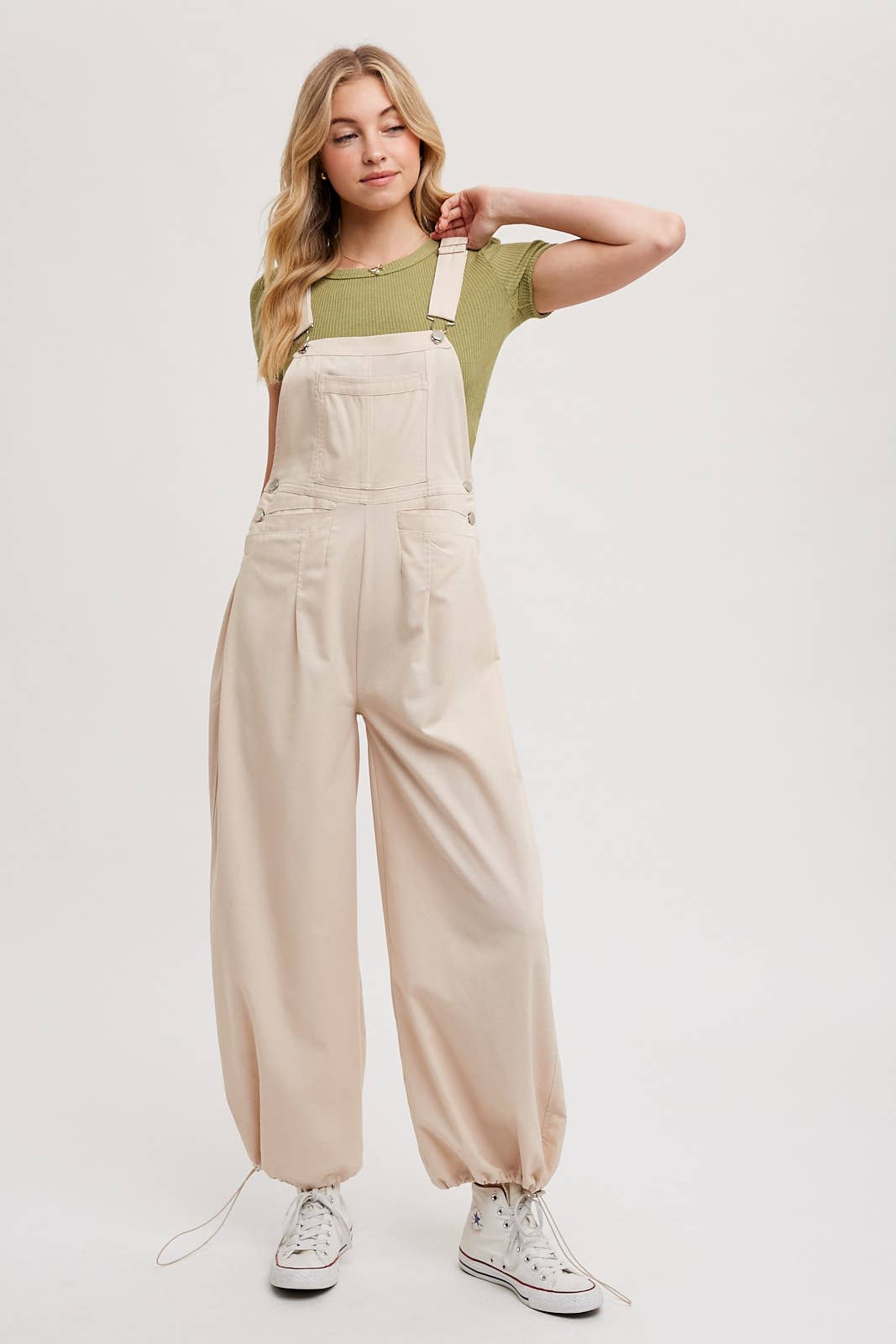 OATMEAL JUMPSUIT OVERALL