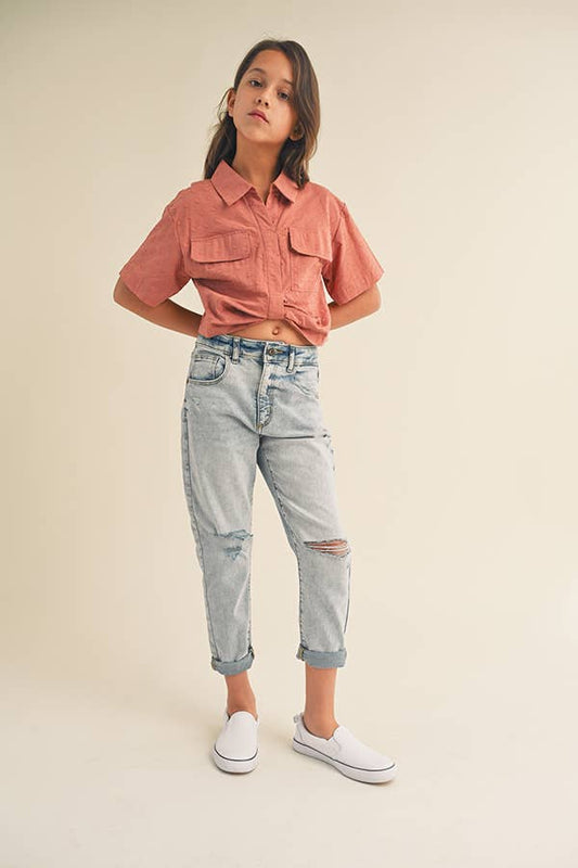 BEAUTY BOXY DROP SHOULDER CROP