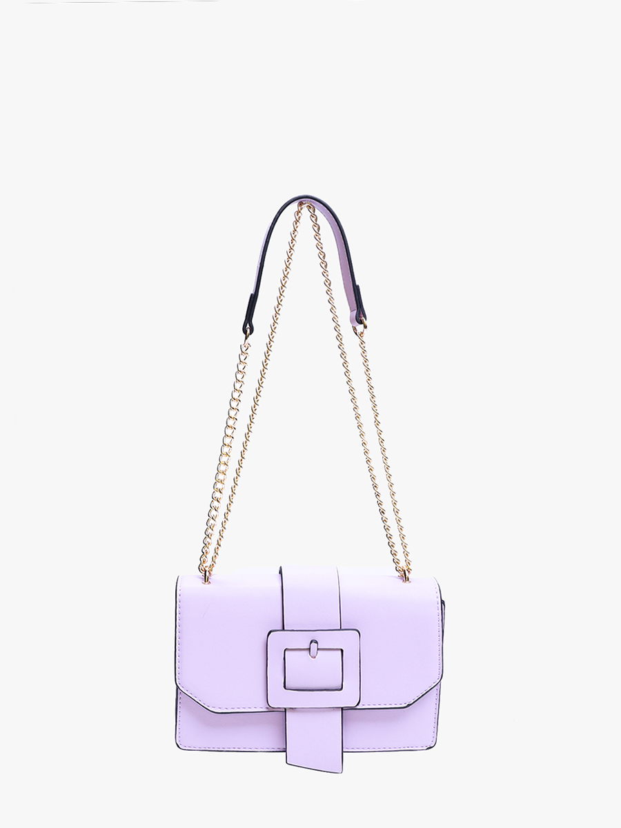 LILAC BUCKLE CROSSBODY