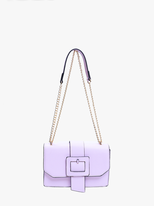 LILAC BUCKLE CROSSBODY