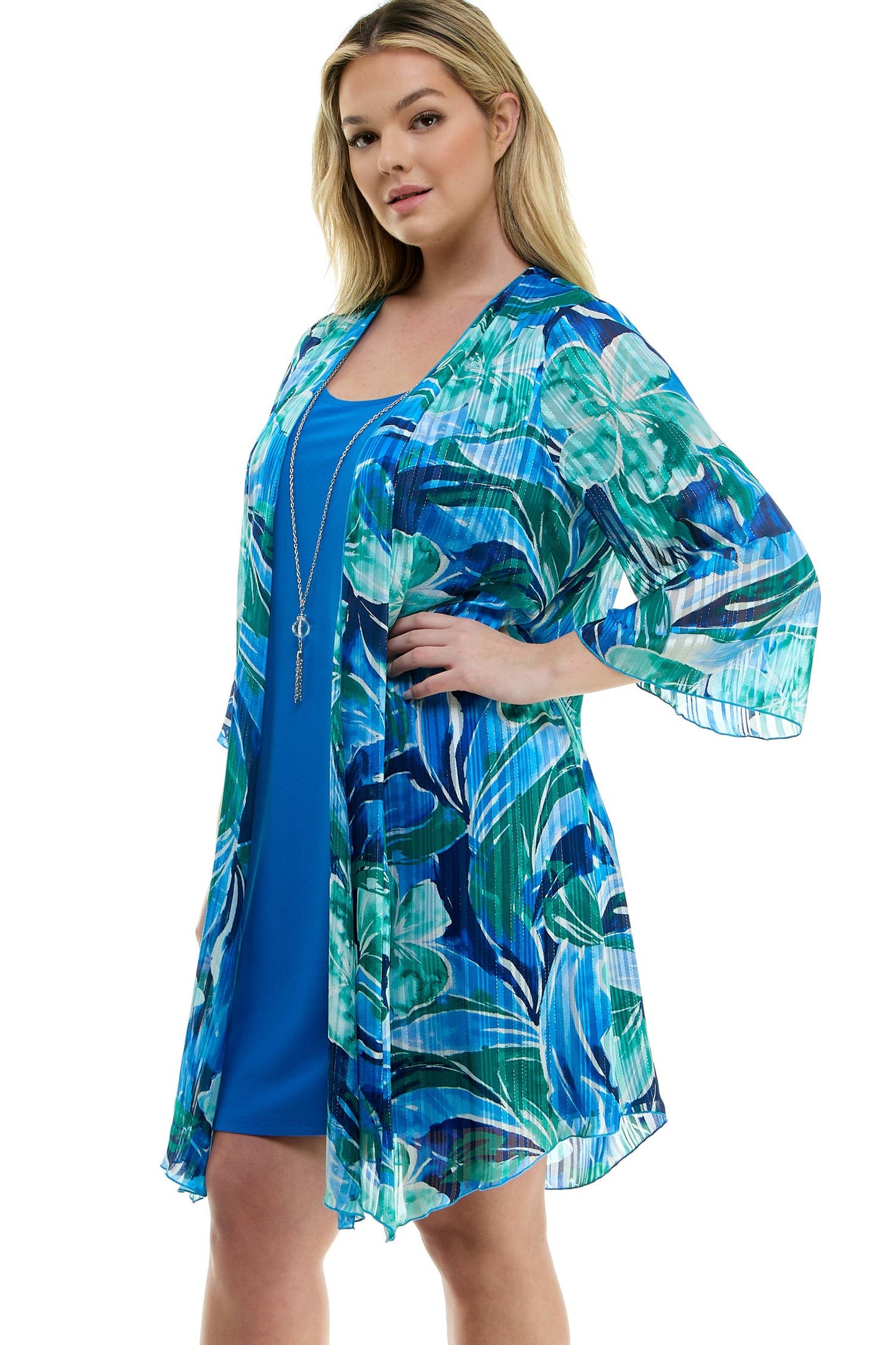 AZURE ESCAPE 3 PIECE PLUS DRESS