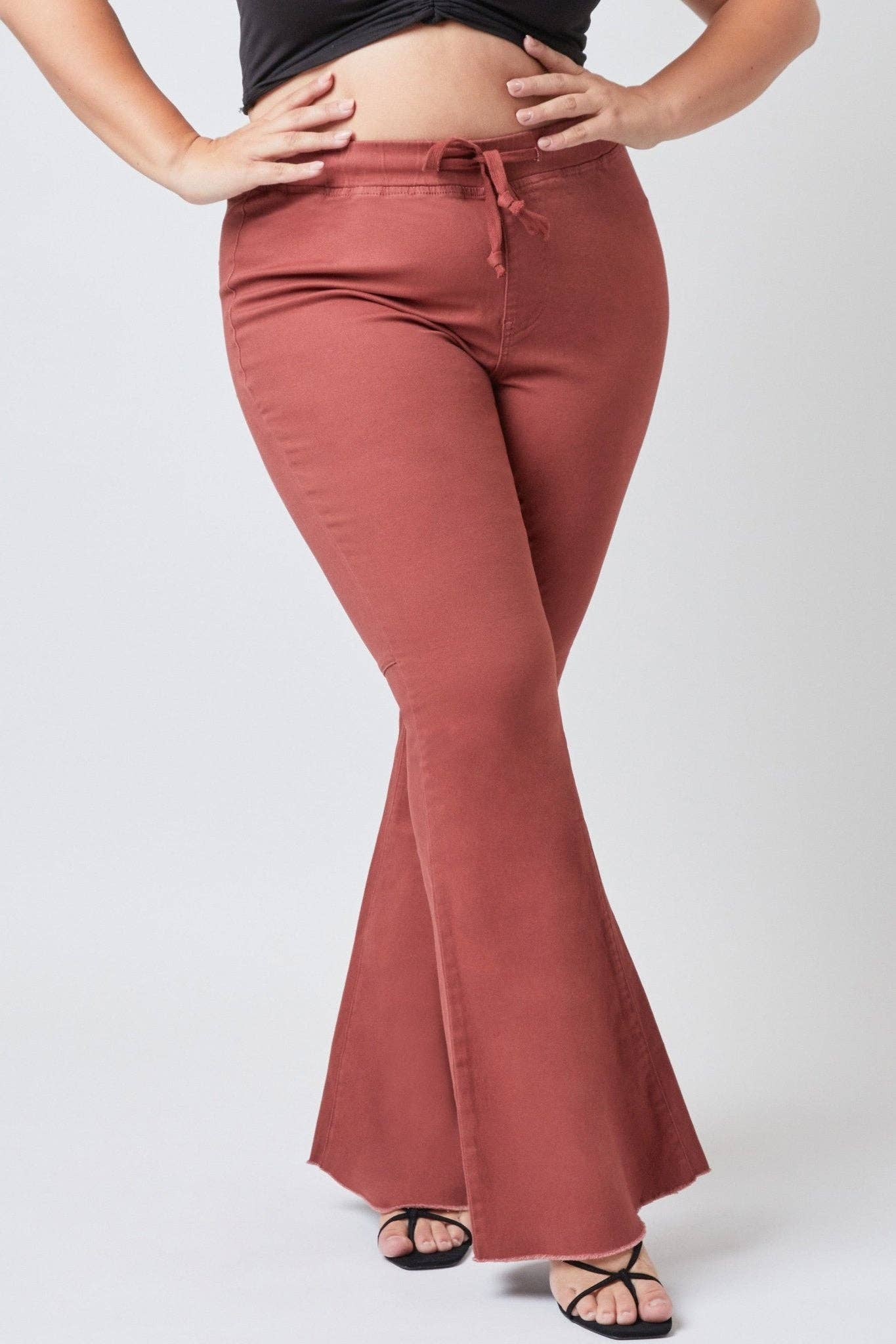 JR PLUS PULL ON  REDWOOD FRAY FLARE