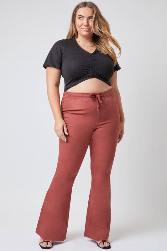 JR PLUS PULL ON  REDWOOD FRAY FLARE