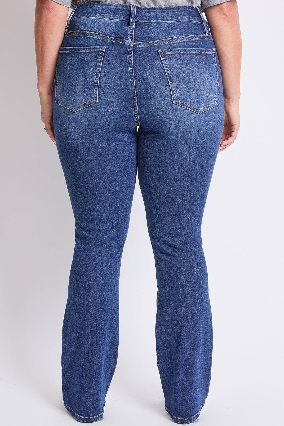 PLUS HIGH RISE BOOTCUT JEANS