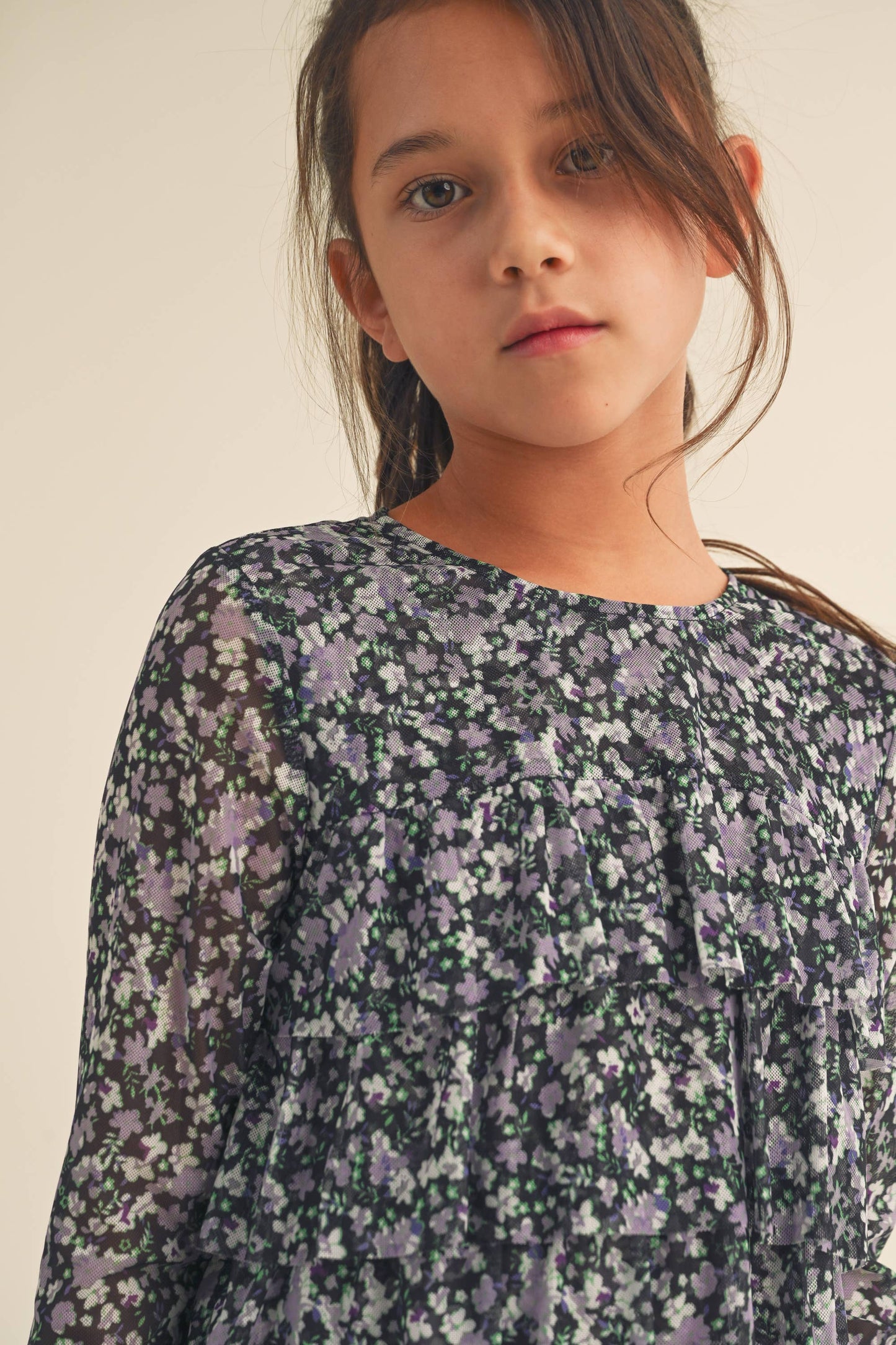 LILAC DITSY FLORAL LONG SLEEVE1.3