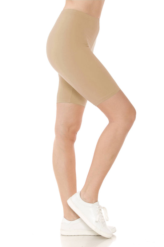 NUDE BIKER SHORTS