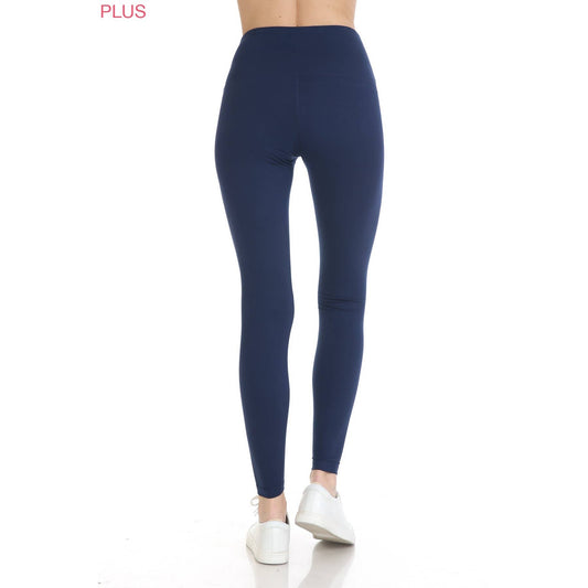 PLUS NAVY 5" YOGA BAND LEGGING