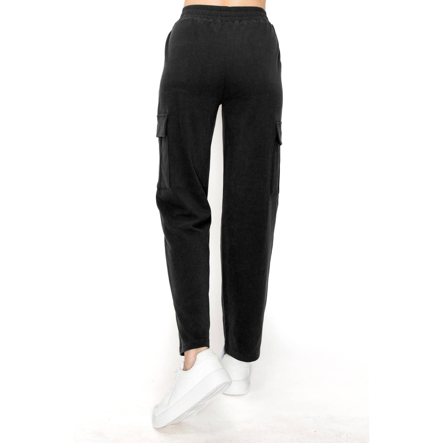 BLACK CARGO  LOUNGE PANT