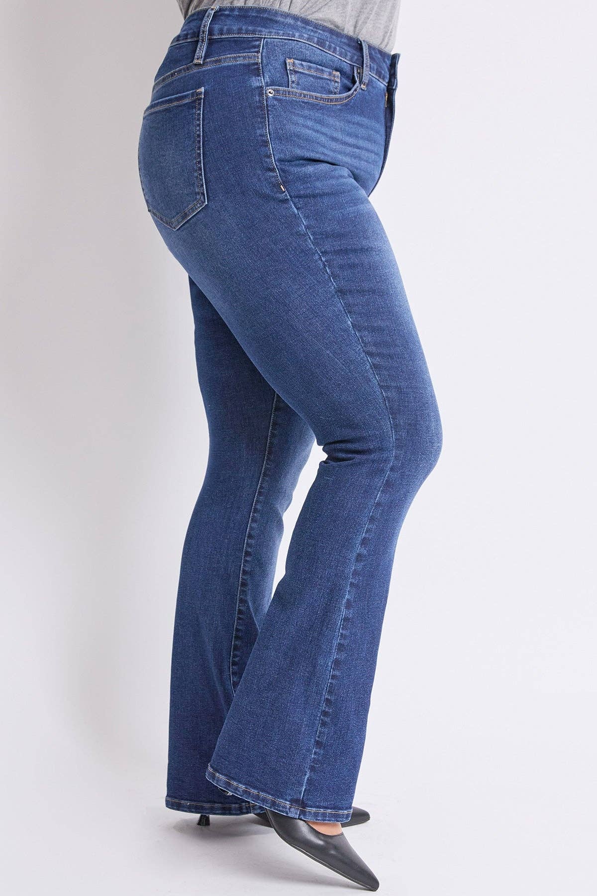 PLUS HIGH RISE BOOTCUT JEANS