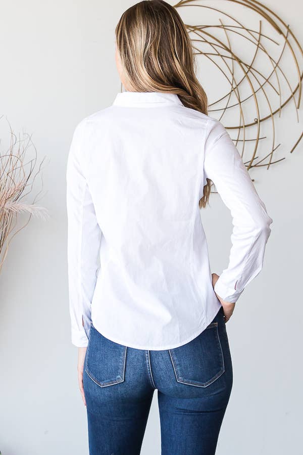 WHITE OXFORD