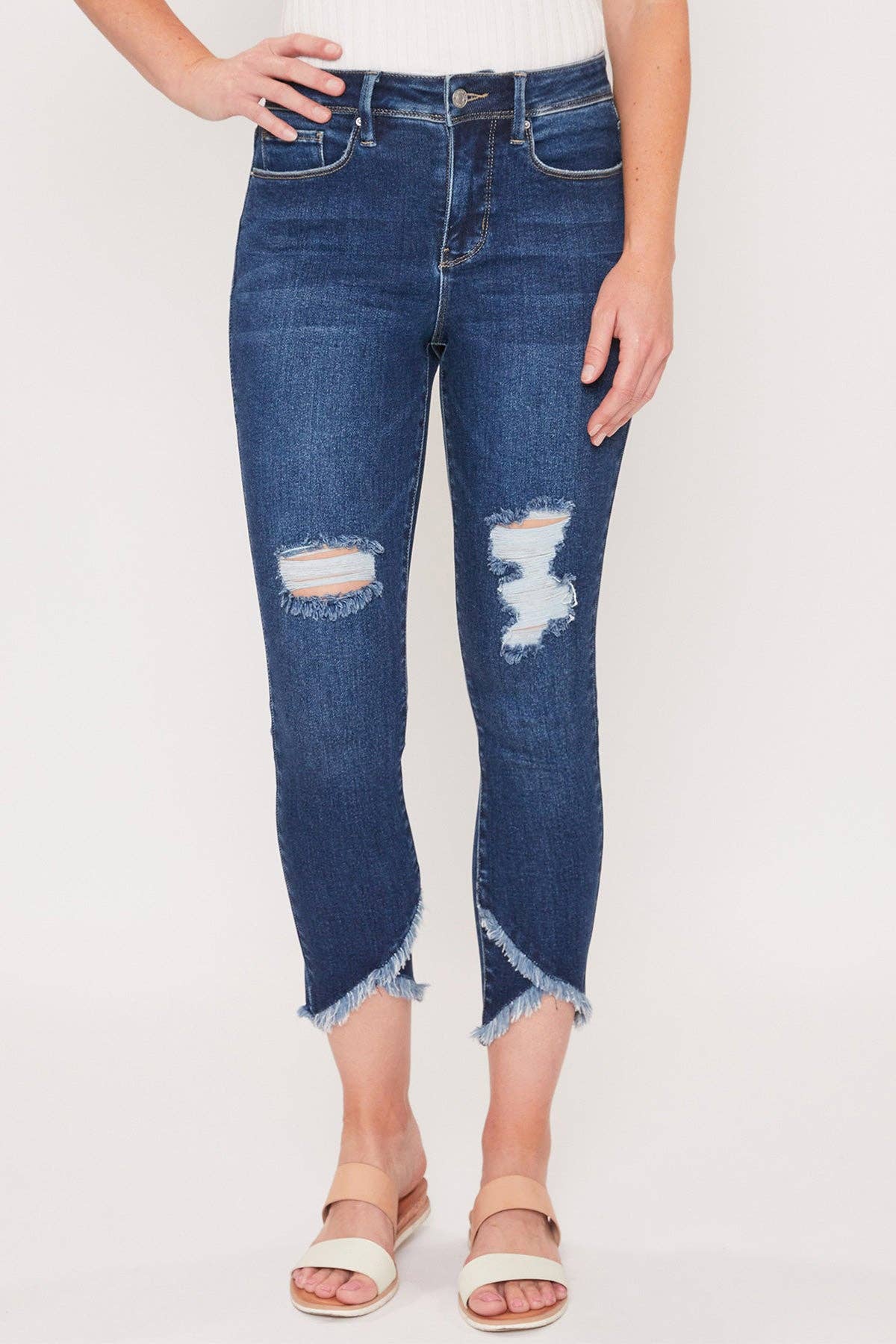 VINTAGE TULIP HEM ANKLE JEAN 27" INSEAM