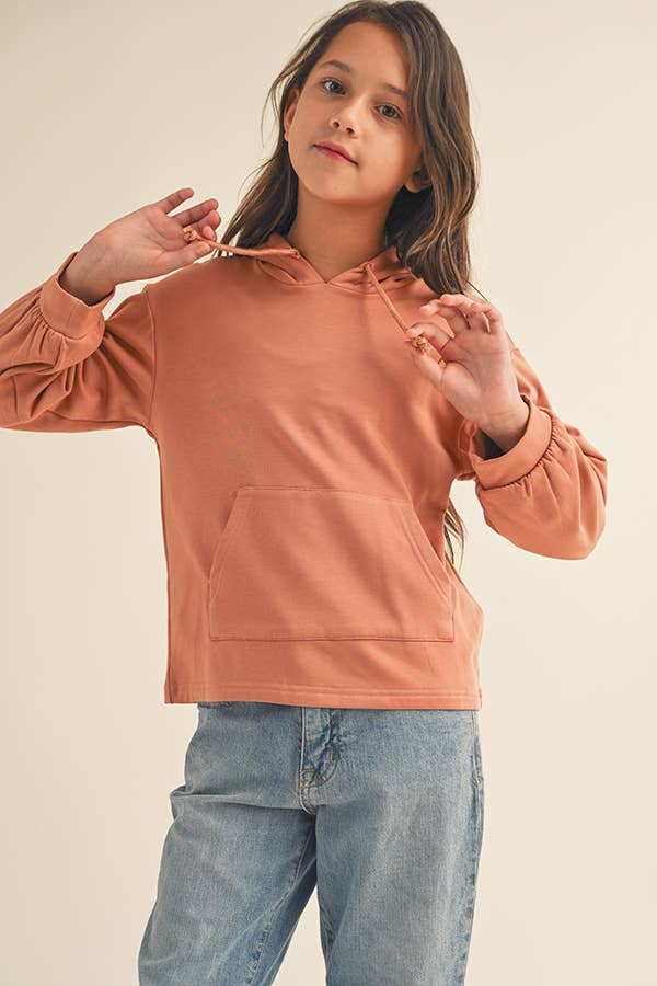 TWEEN RUST HOODIE