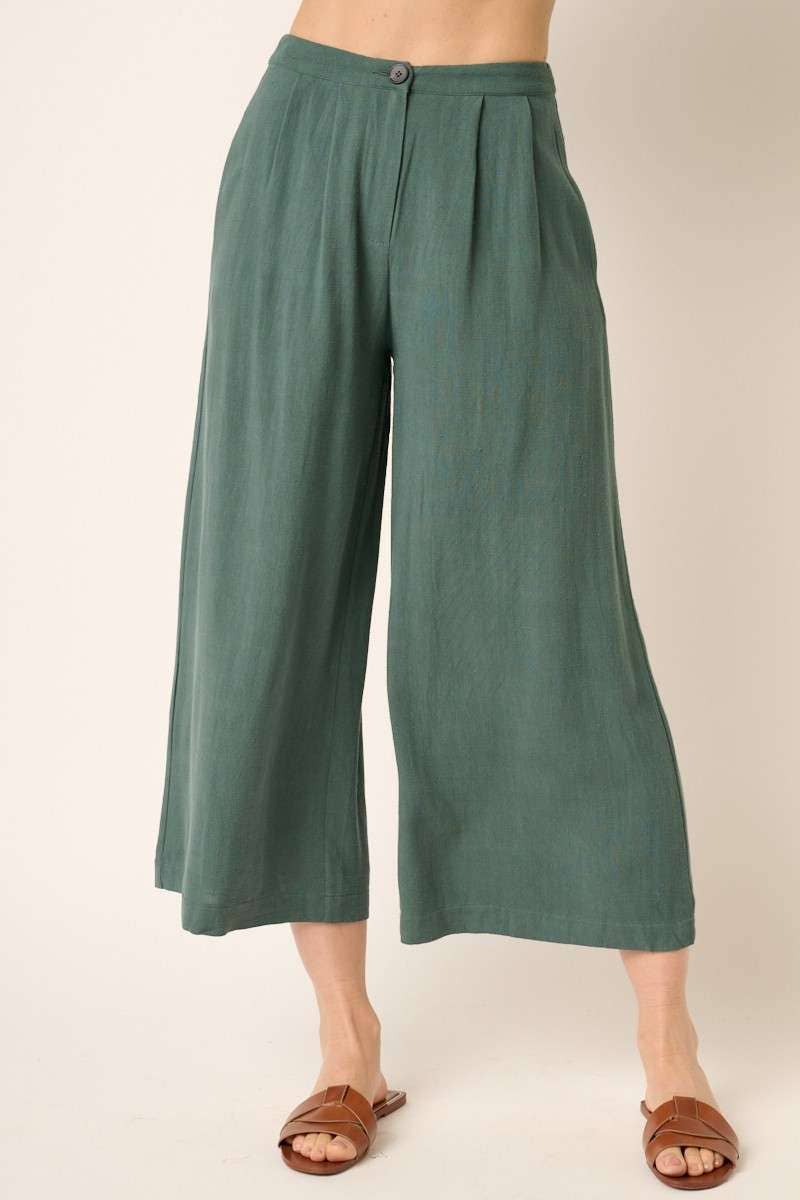 FOREST HIGH WAIST WIDE LEG PANTS