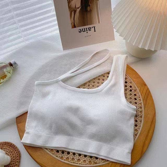 WHITE ONE SHOULDER