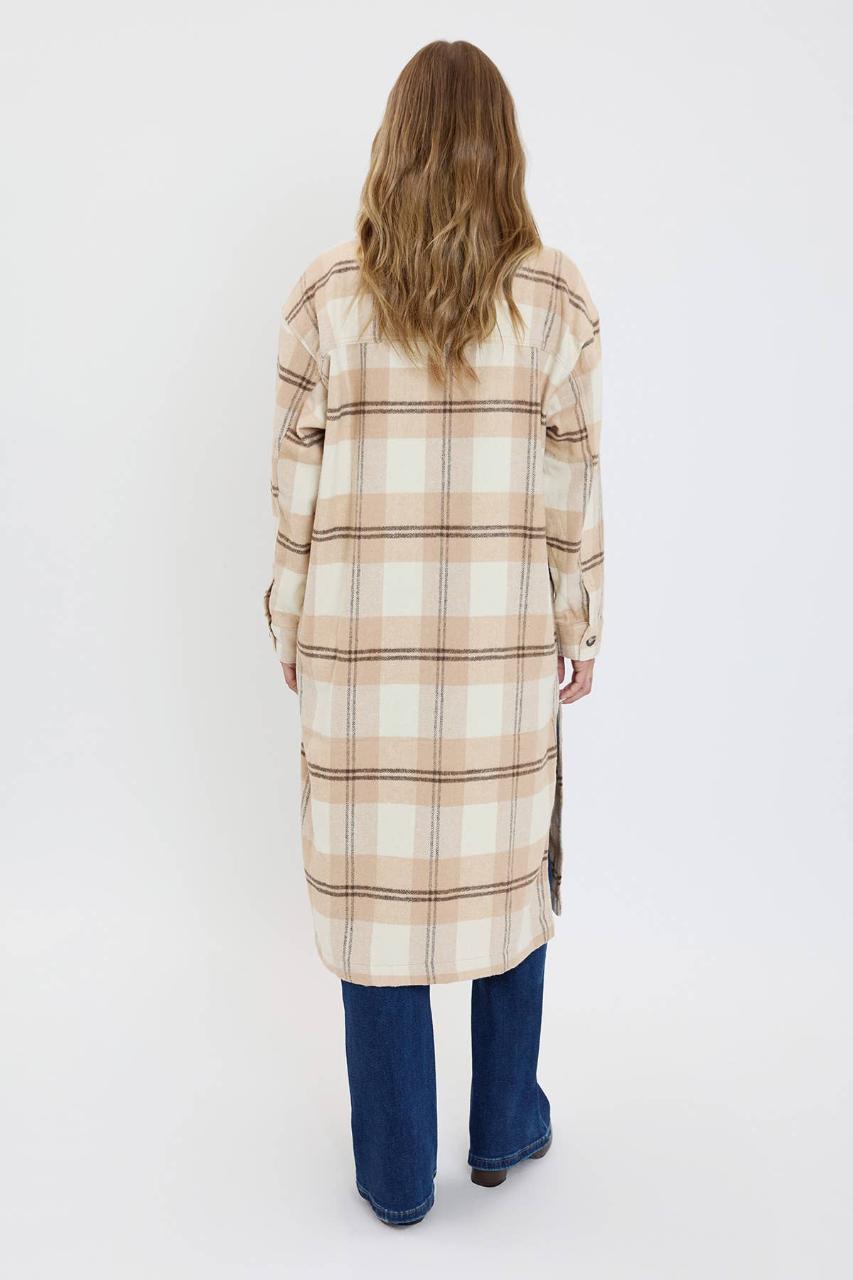 KHAKI DUSTER SHACKET