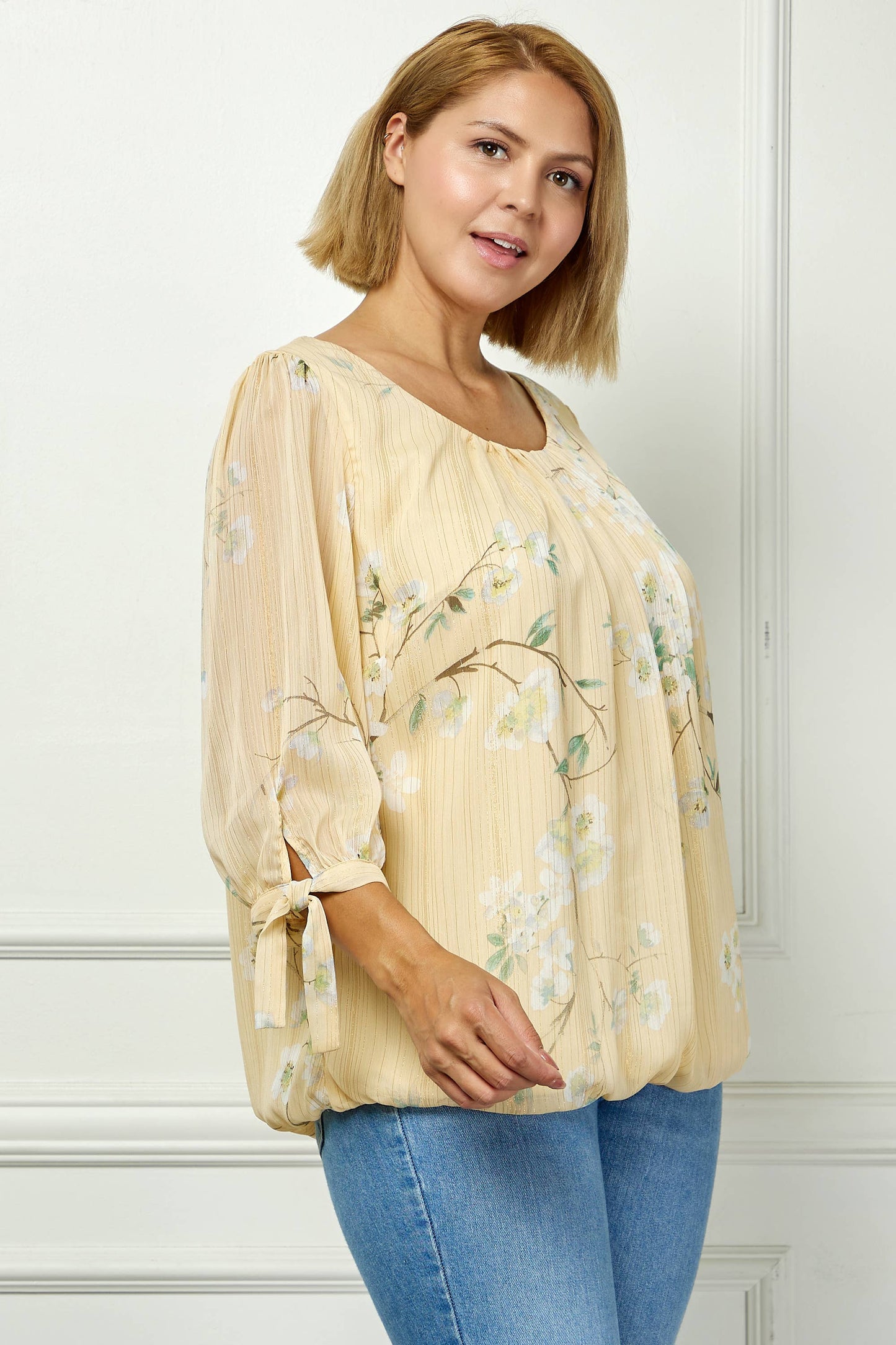 PLUS SPRING BREEZE BLOUSE