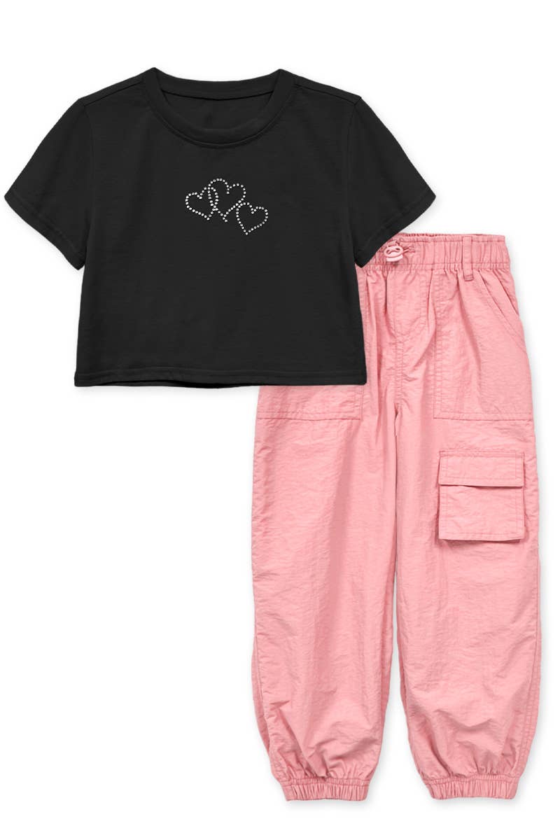 BLUSH RHINESTONE SET