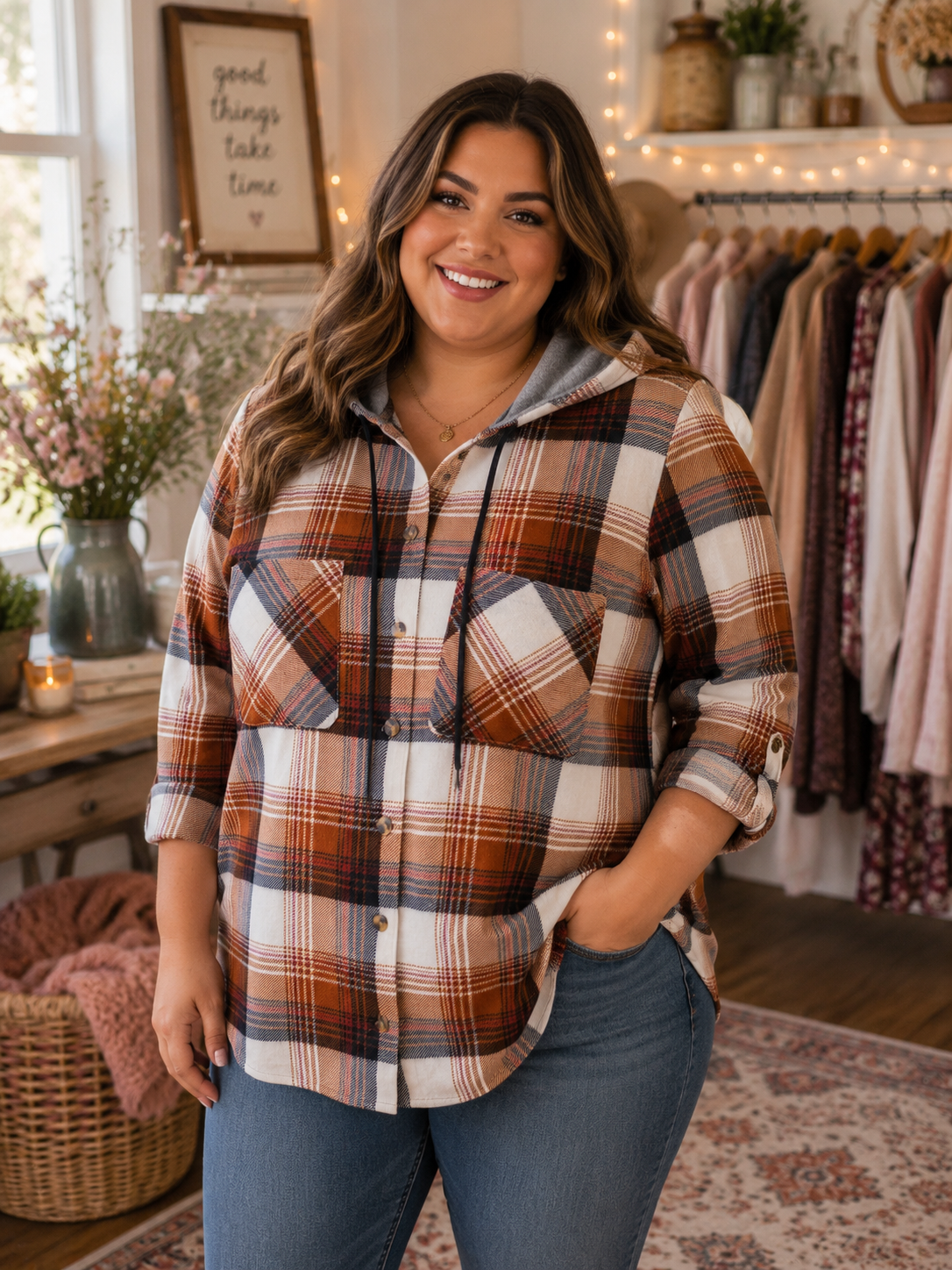 COZY CABIN PLAID FLANNEL