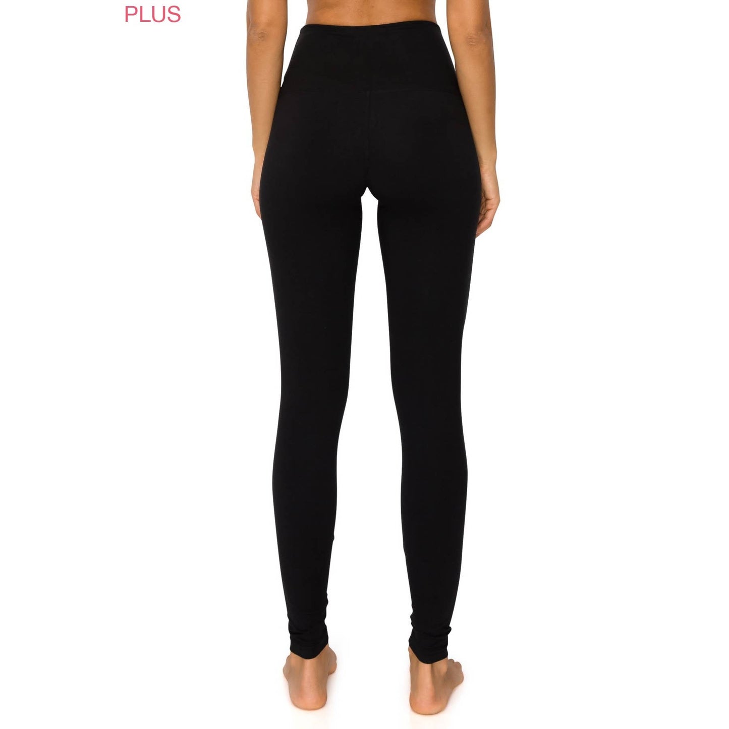 PLUS BLACK 5" YOGA BAND LEGGING