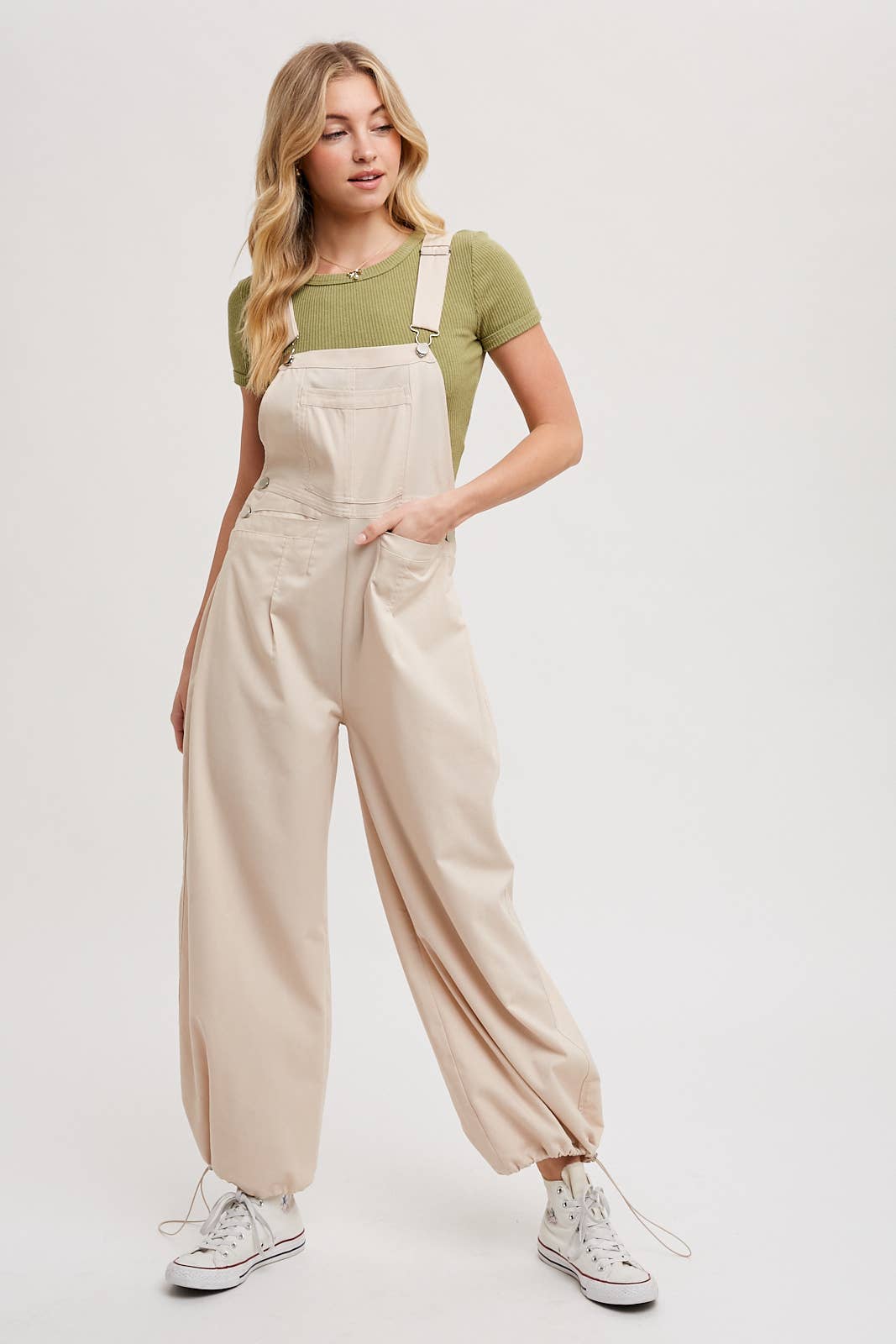 OATMEAL JUMPSUIT OVERALL