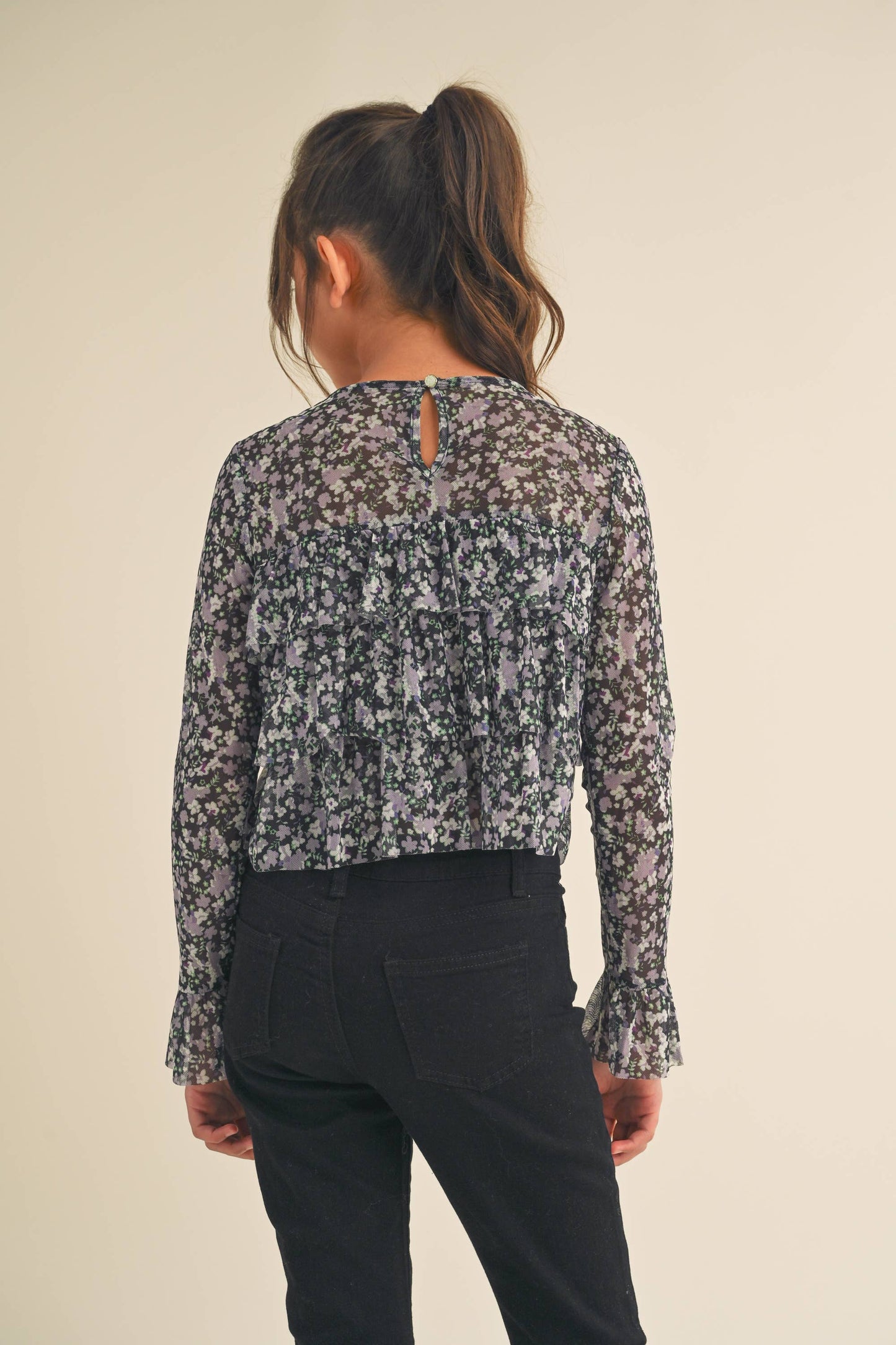 LILAC DITSY FLORAL LONG SLEEVE1.3