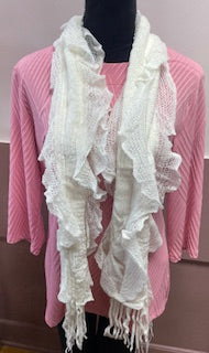 RUFFLED SCARF