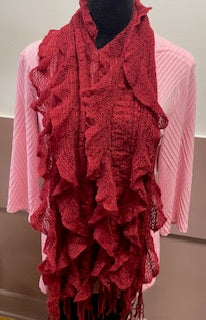 RUFFLED SCARF