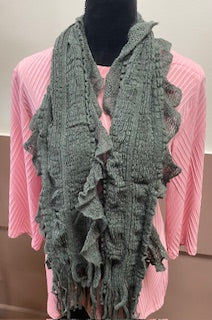 RUFFLED SCARF