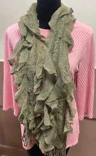 RUFFLED SCARF
