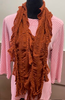 RUFFLED SCARF