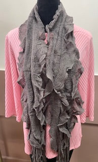 RUFFLED SCARF