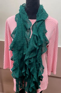 RUFFLED SCARF