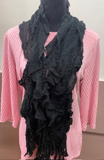RUFFLED SCARF
