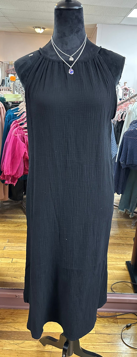 BLACK DRESS/ SWIM COVERUP