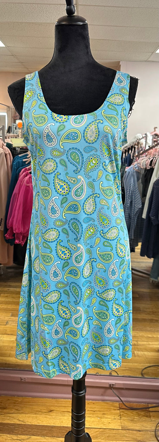 PAISLEY TANK DRESS MISSY & PLUS