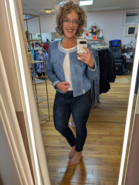 BLUE TEA PARTY JACKET