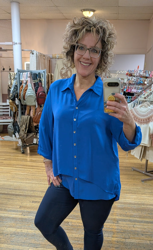 ROYAL 3/4 BLOUSE