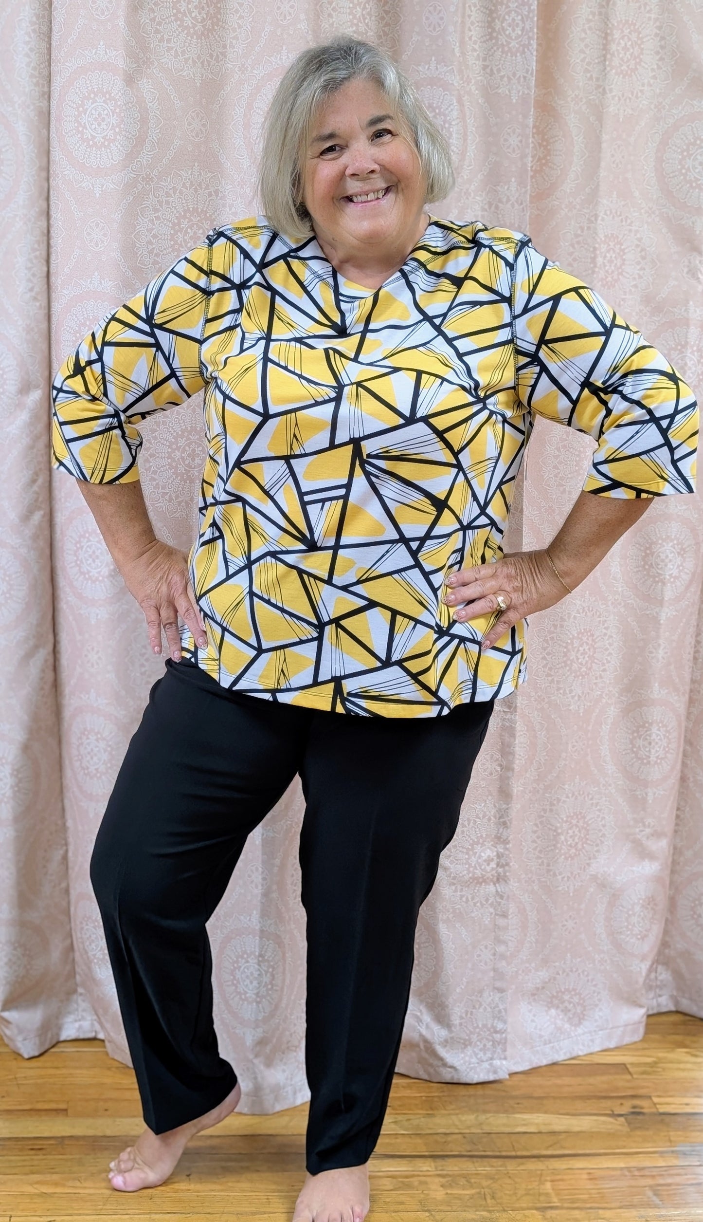 MISSY AND PLUS 3/4 SUNNY DAY BLACK TOP