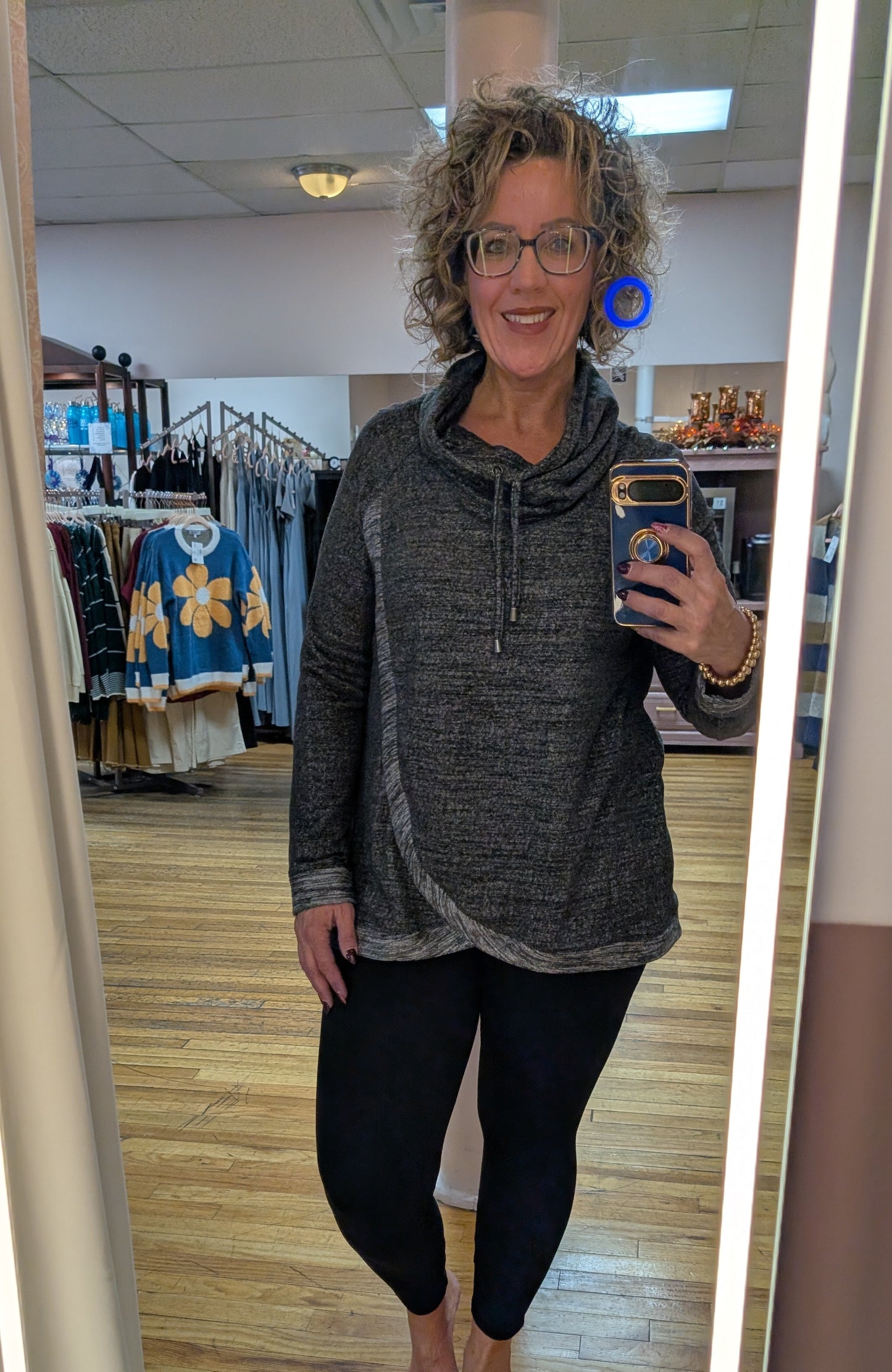 GREY ELEANOR TUNIC