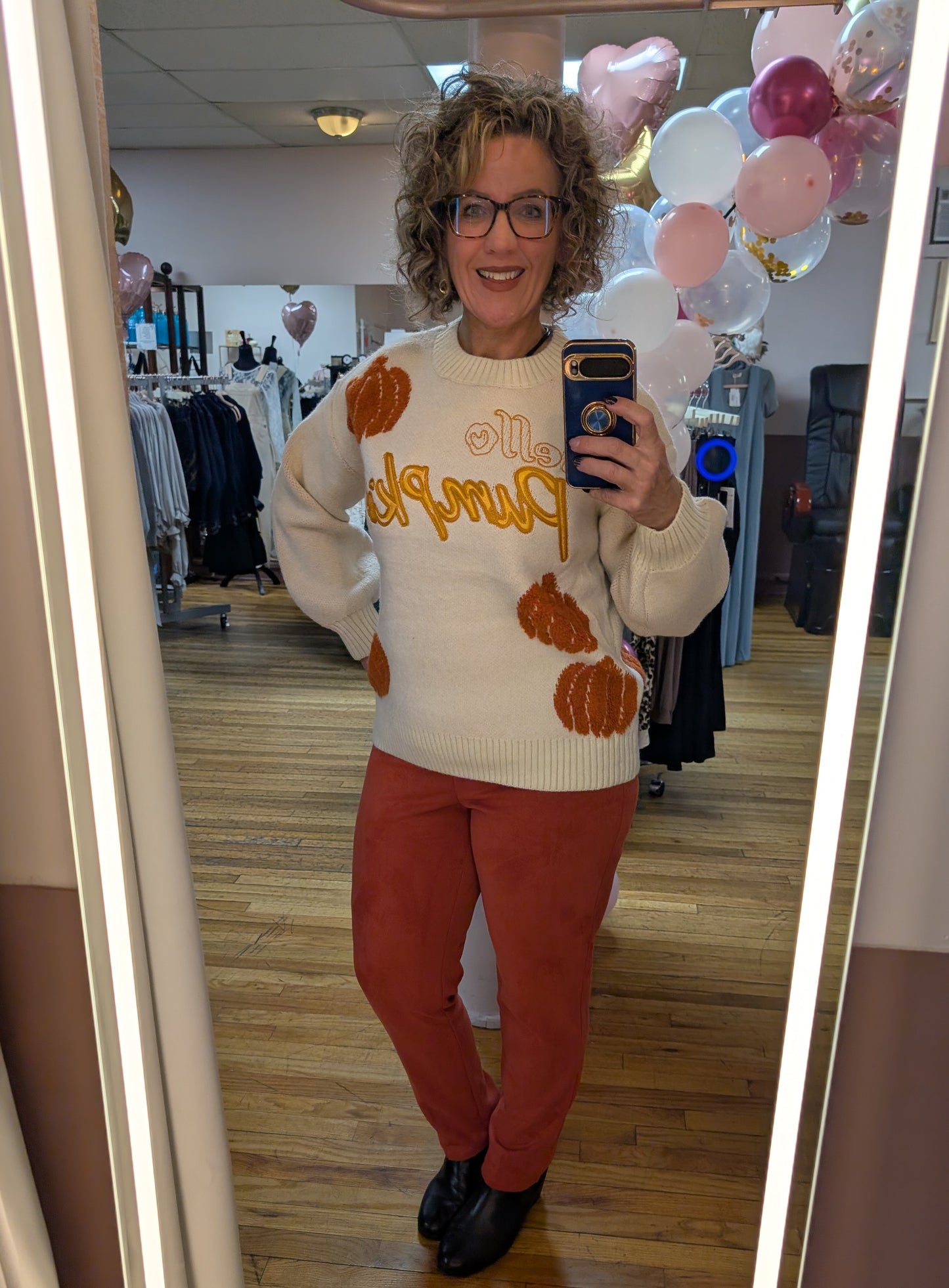 HELLO PUMPKIN SWEATER