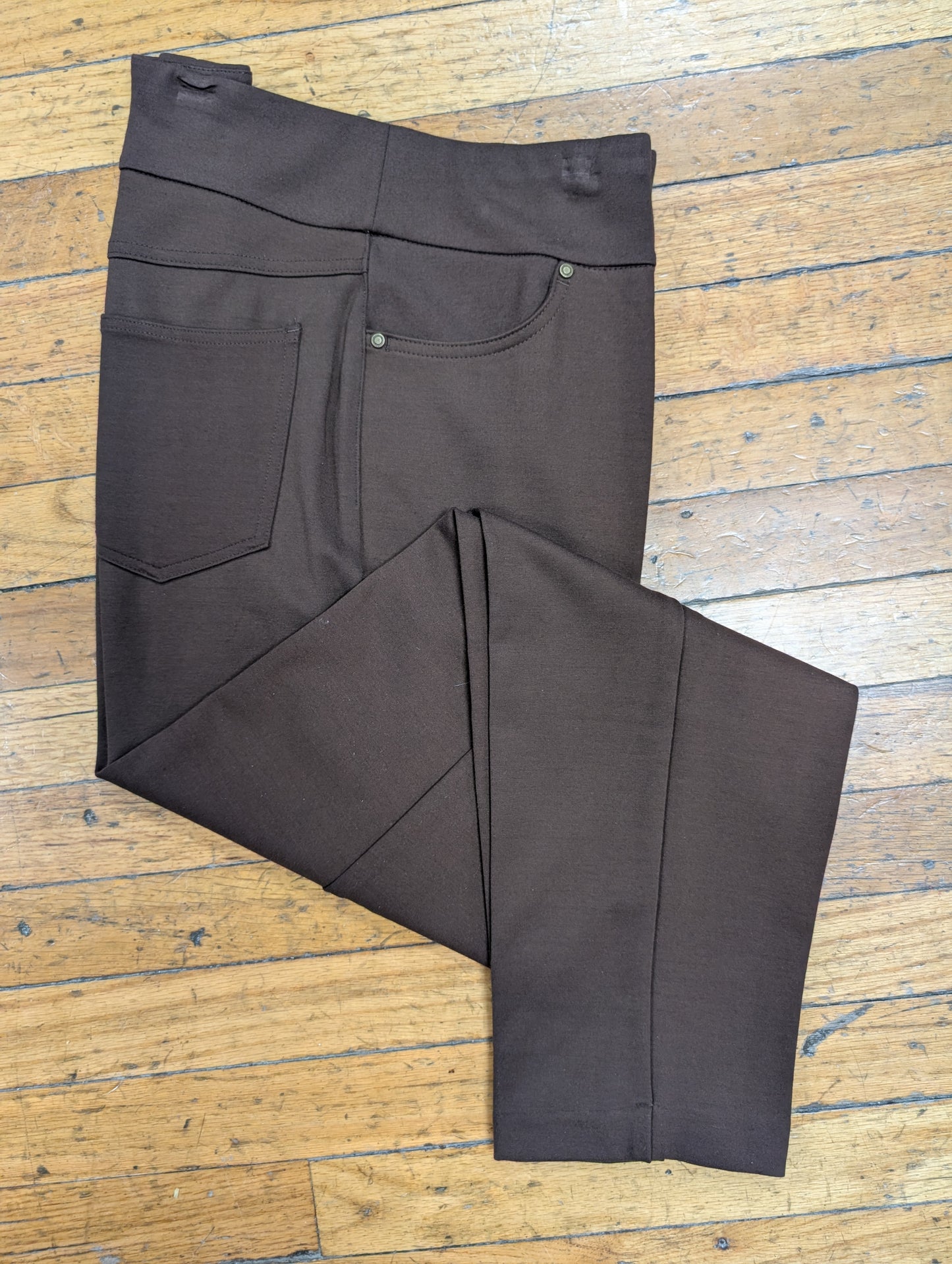 MISSY & PLUS HICKORY COMFY PULL ON DRESS PANT