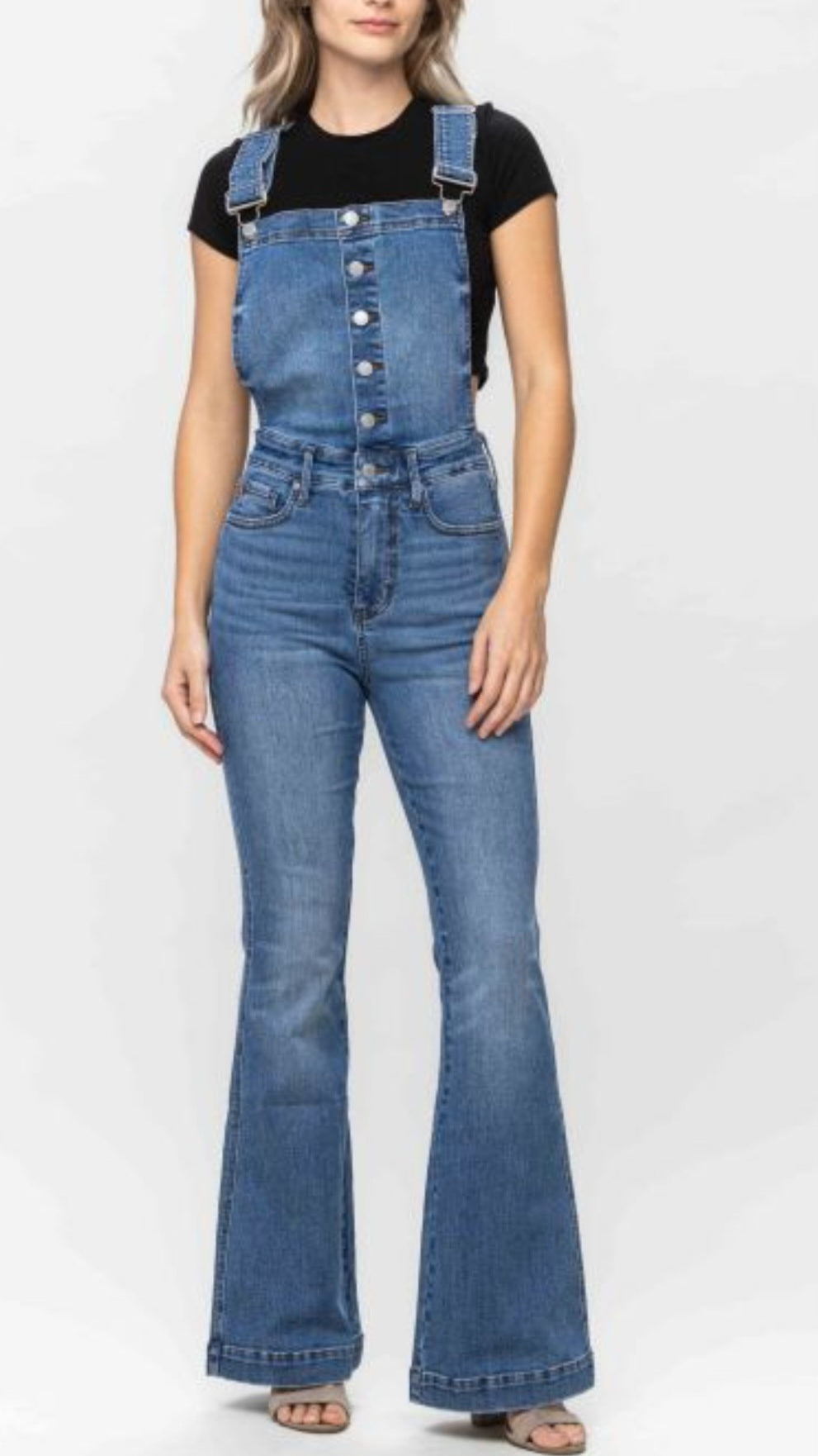 Judy Blue High Waist Tummy Control Overall