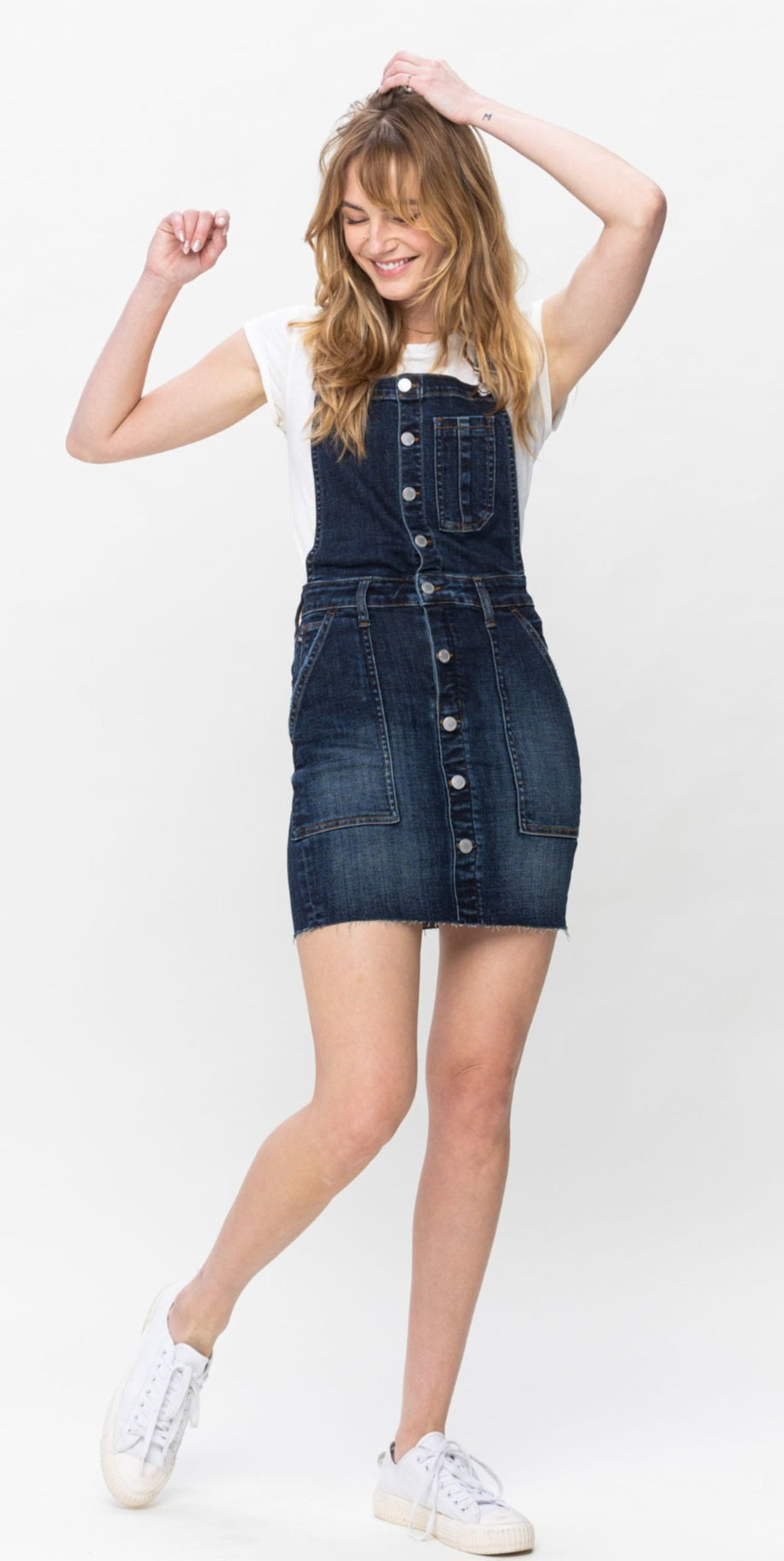 Judy Blue High Waist Overall Skirt