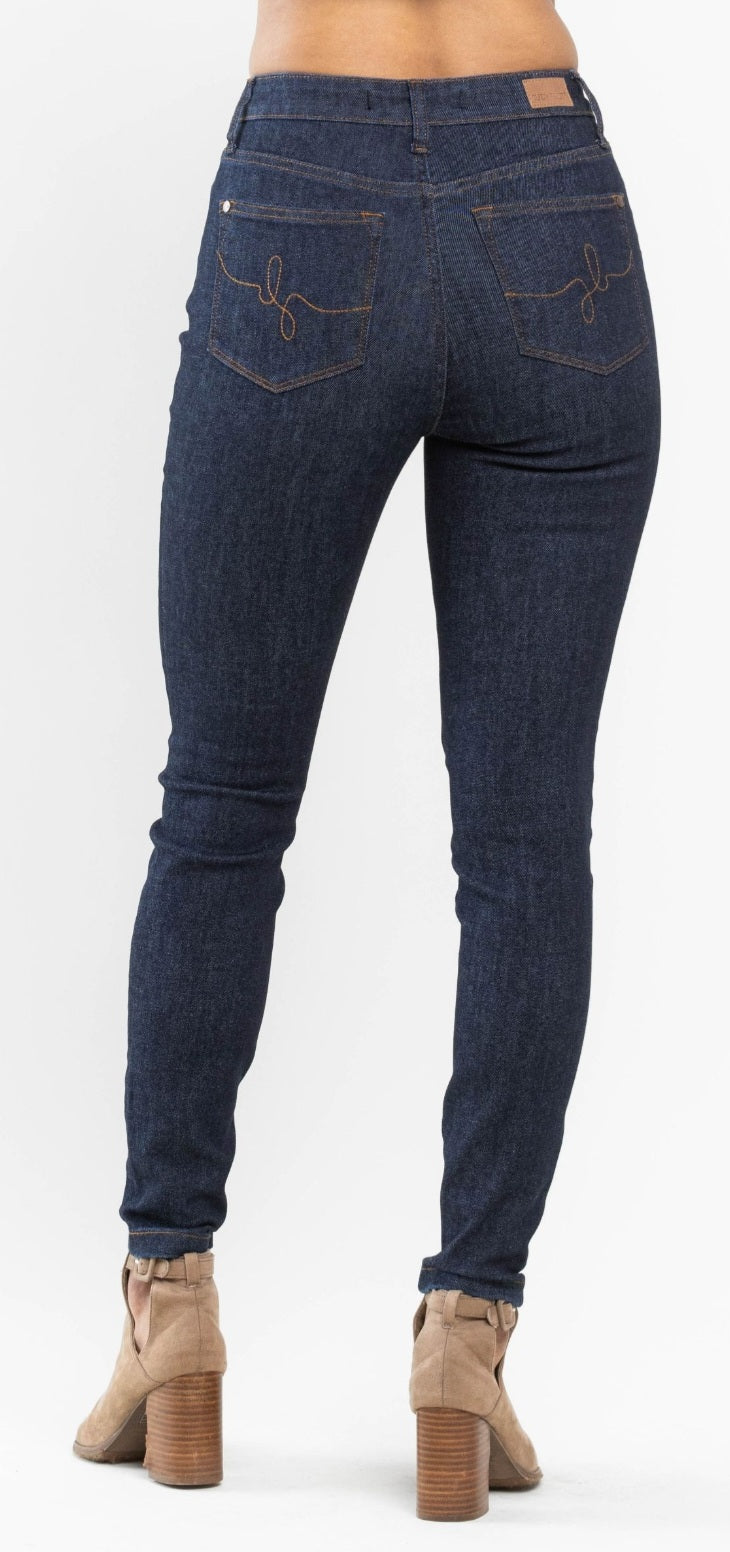 JUDY BLUE DARK BLUE HIGH WAIST SKINNY