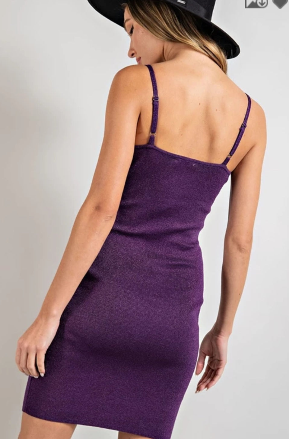 VIOLET KNIT DRESS