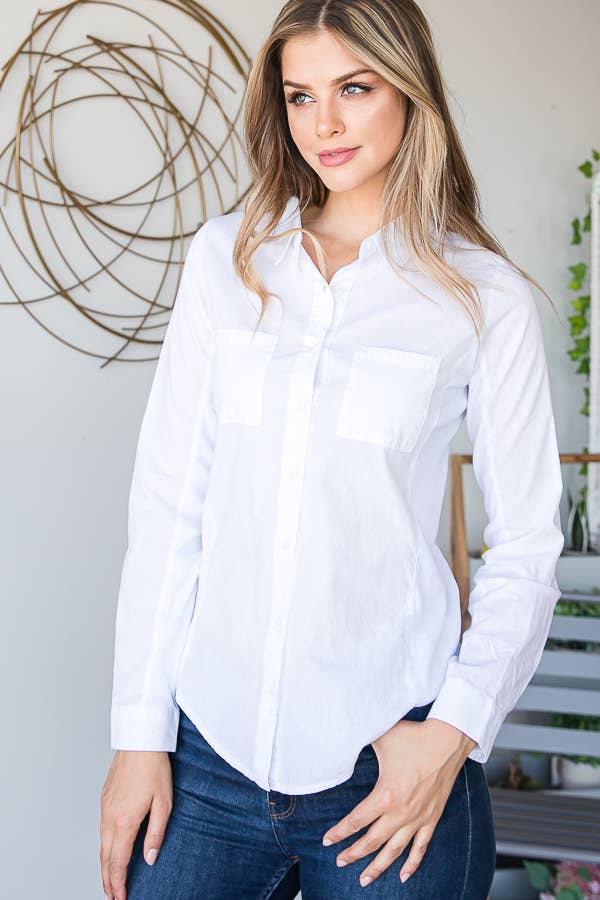 WHITE OXFORD